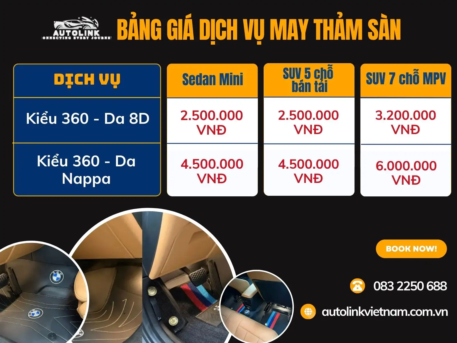 Bảng giá may thảm sàn