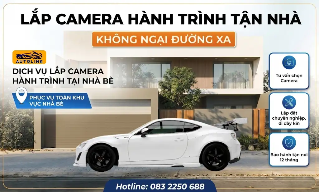Lắp đặt camera hành trình tại khu vực nhà bè Lắp đặt camera hành trình tại khu vực nhà bè
