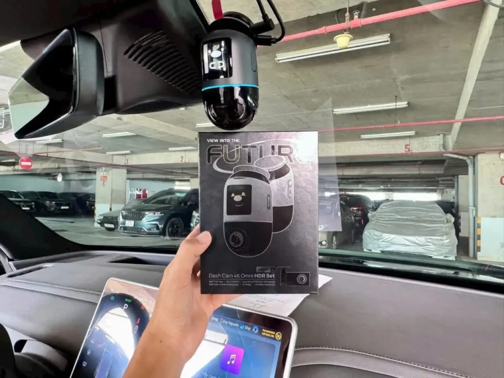 Quy trình lắp đặt camera hành trình 70mai Omni