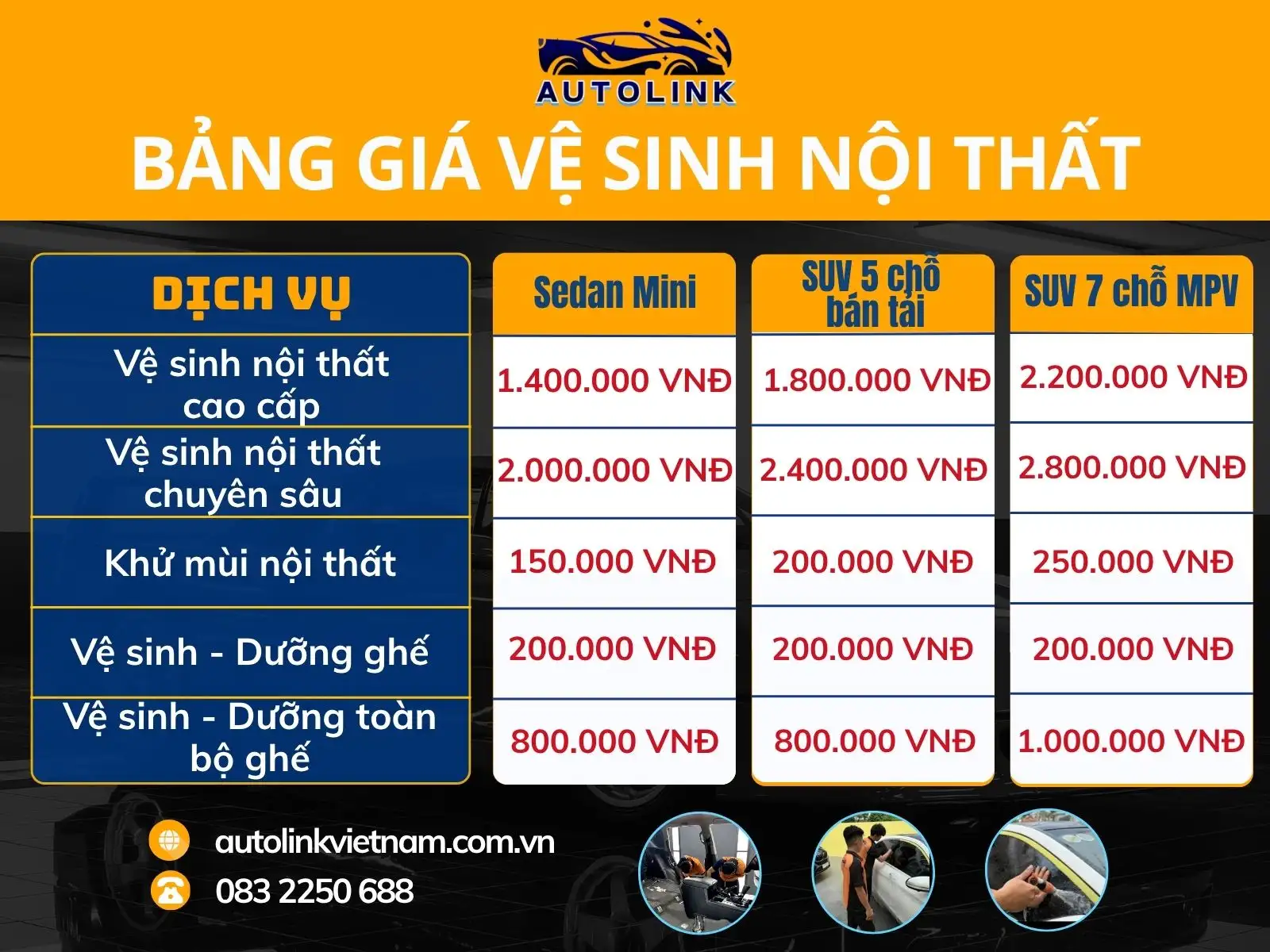 Vệ sinh nội thất