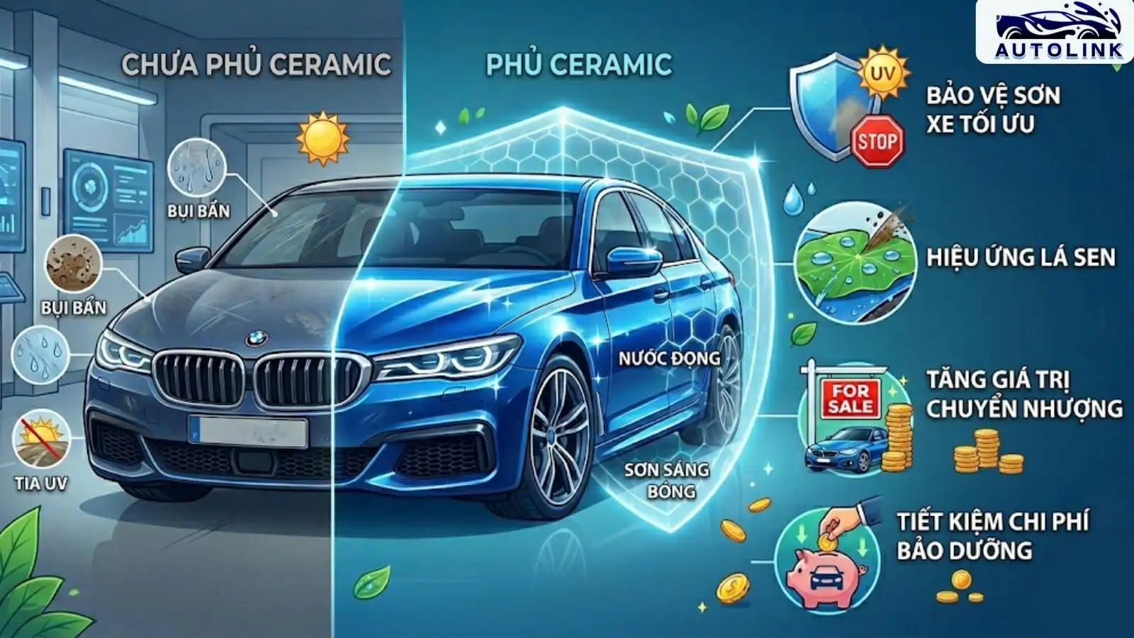 Lợi ích vượt trội khi sử dụng dịch vụ phủ Ceramic