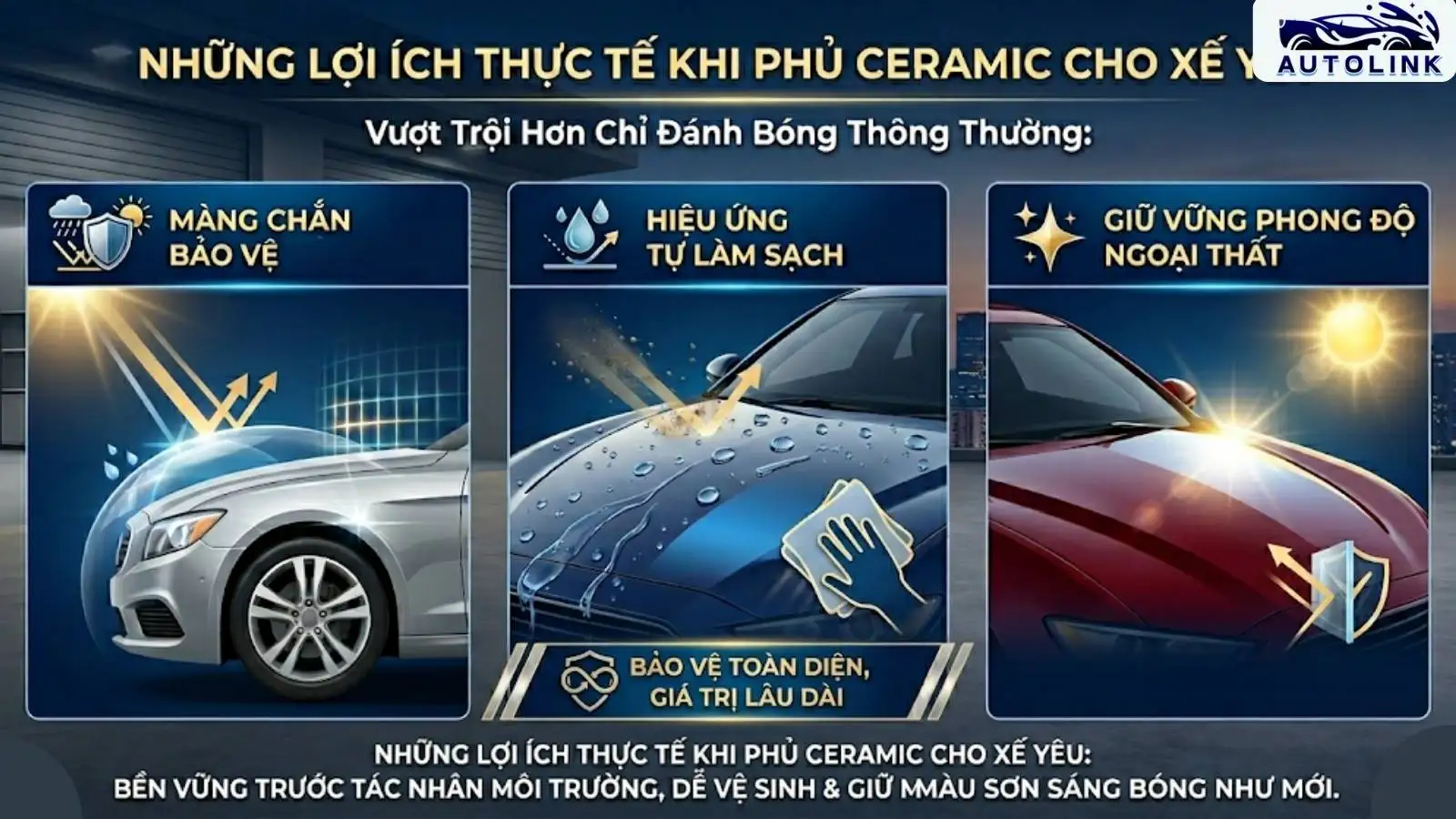 Những lợi ích thực tế khi phủ Ceramic cho xế yêu