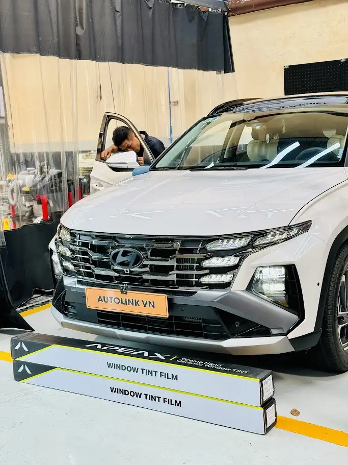 Dán phim cách nhiệt cho xe hyundai