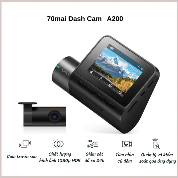 Camera hành trình 70mai A200 (3)