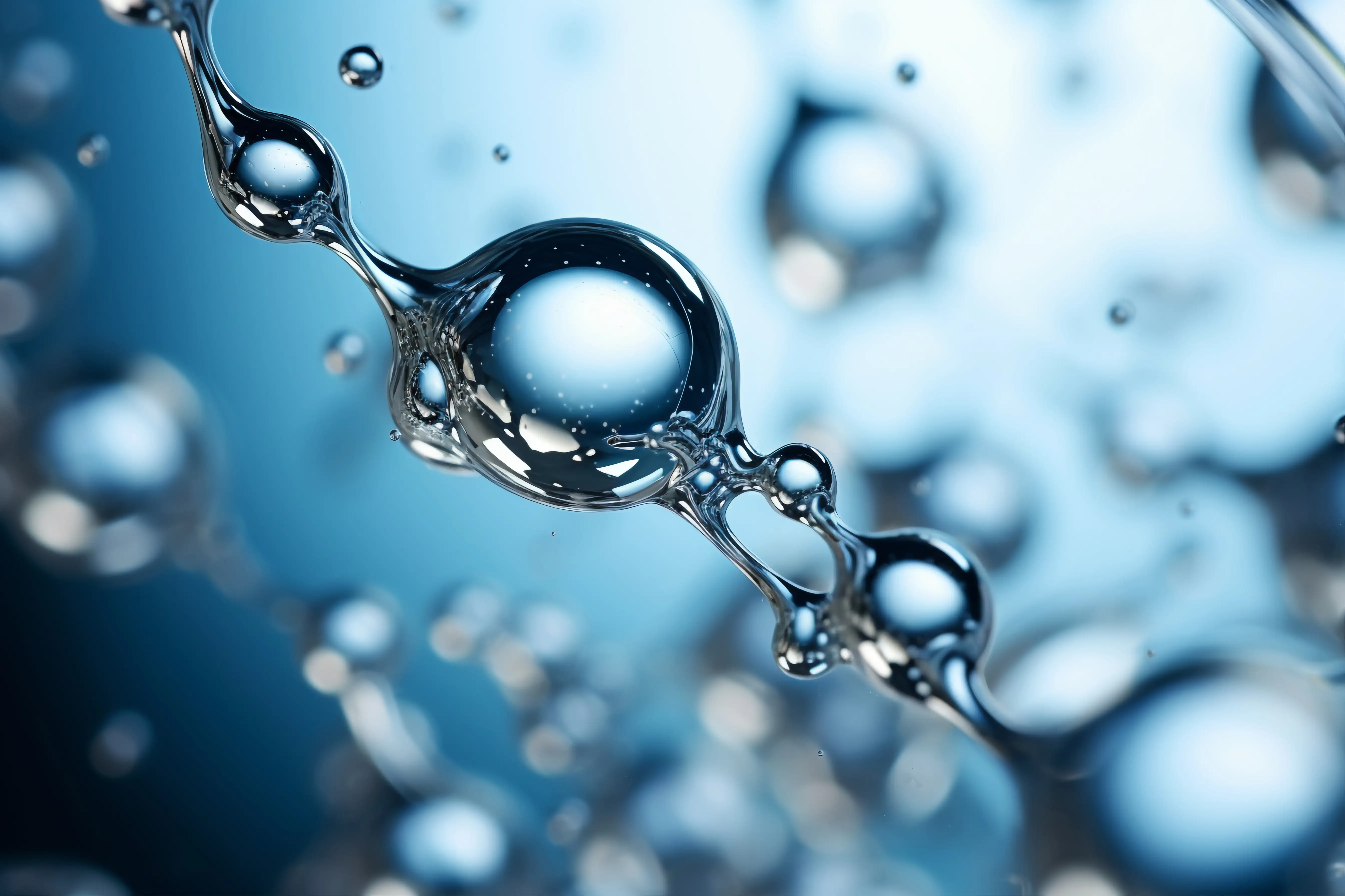 ai generated water drops picture