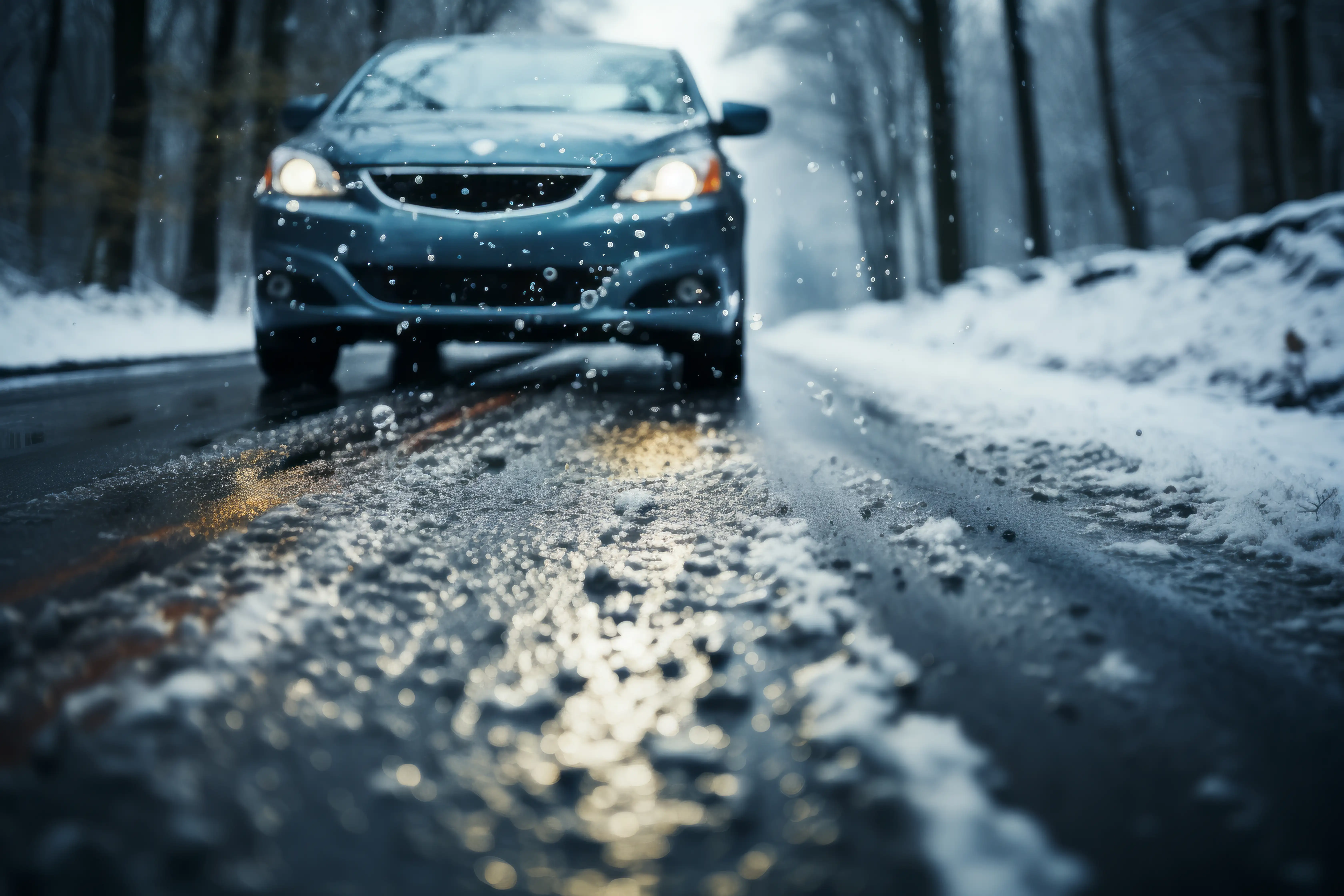 car extreme snow winter weather