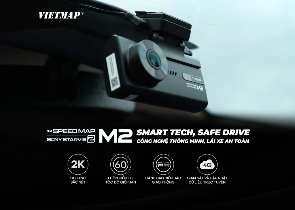 VIETMAP SPEEDMAP M2 Camera hành trình Vietmap M2