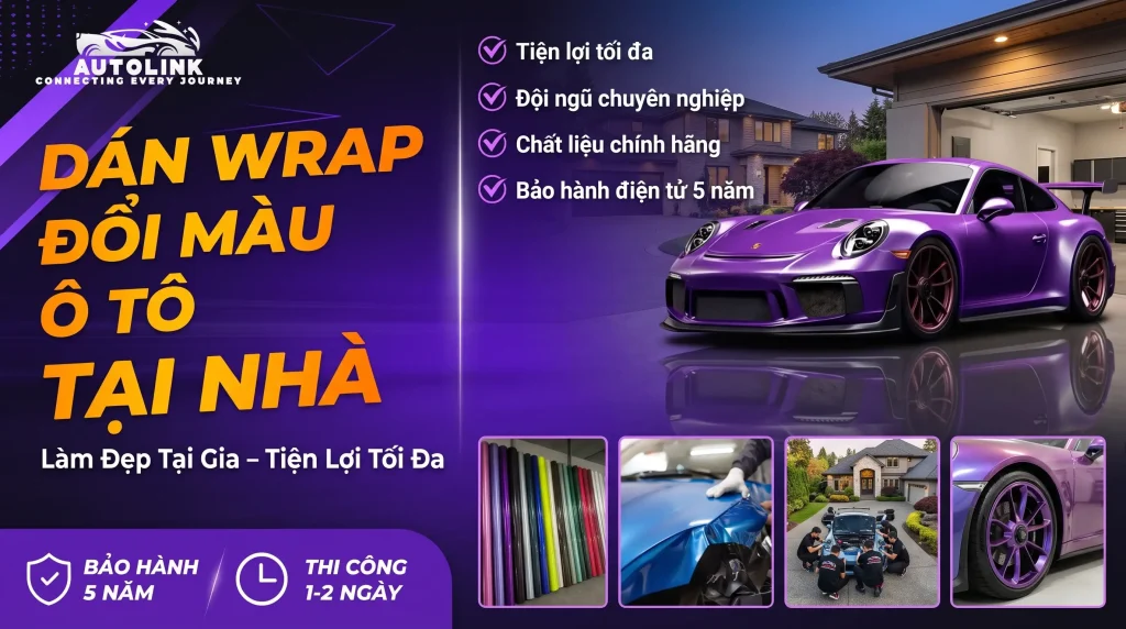 Dịch vụ dán wrap và decal đổi màu ô tô tại nhà Dịch vụ dán wrap và decal đổi màu ô tô tại nhà
