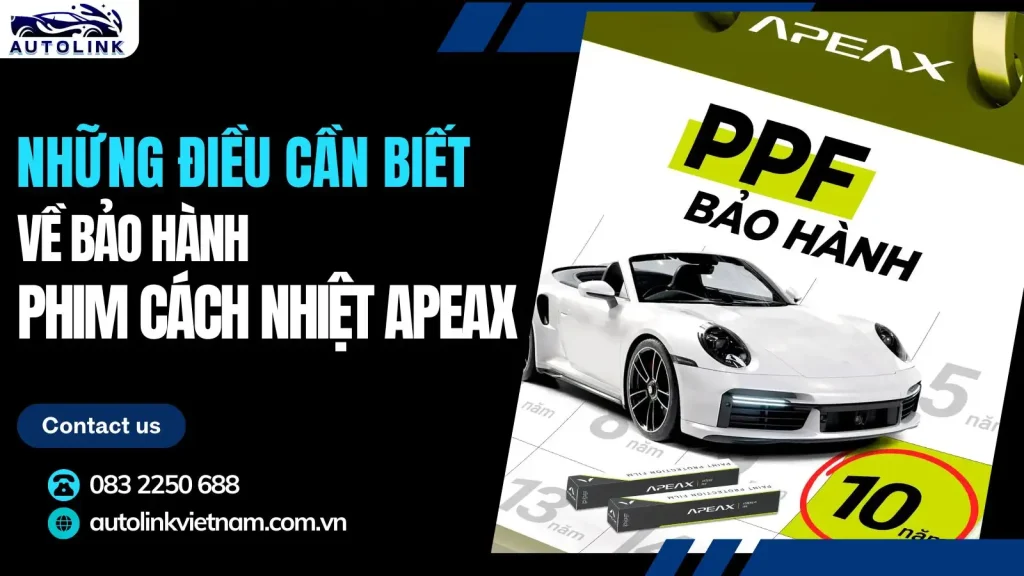 Chính sách bảo hành với phim cách nhiệt Apeax Chính sách bảo hành với phim cách nhiệt Apeax