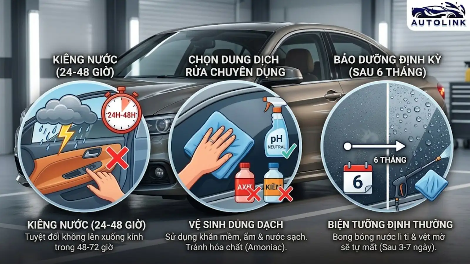 Những lưu ý quan trọng sau khi phủ Ceramic