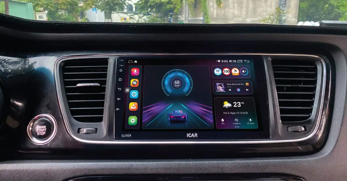 Màn hình Android ô tô ICAR Elliview Ver 5 nhung tinh nang noi bat cua man hinh android o to icar elliview 1