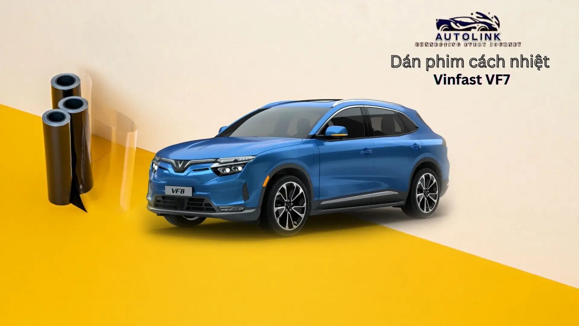 Dán phim cách nhiệt Vinfast VF7 Dán phim cách nhiệt Vinfast VF7