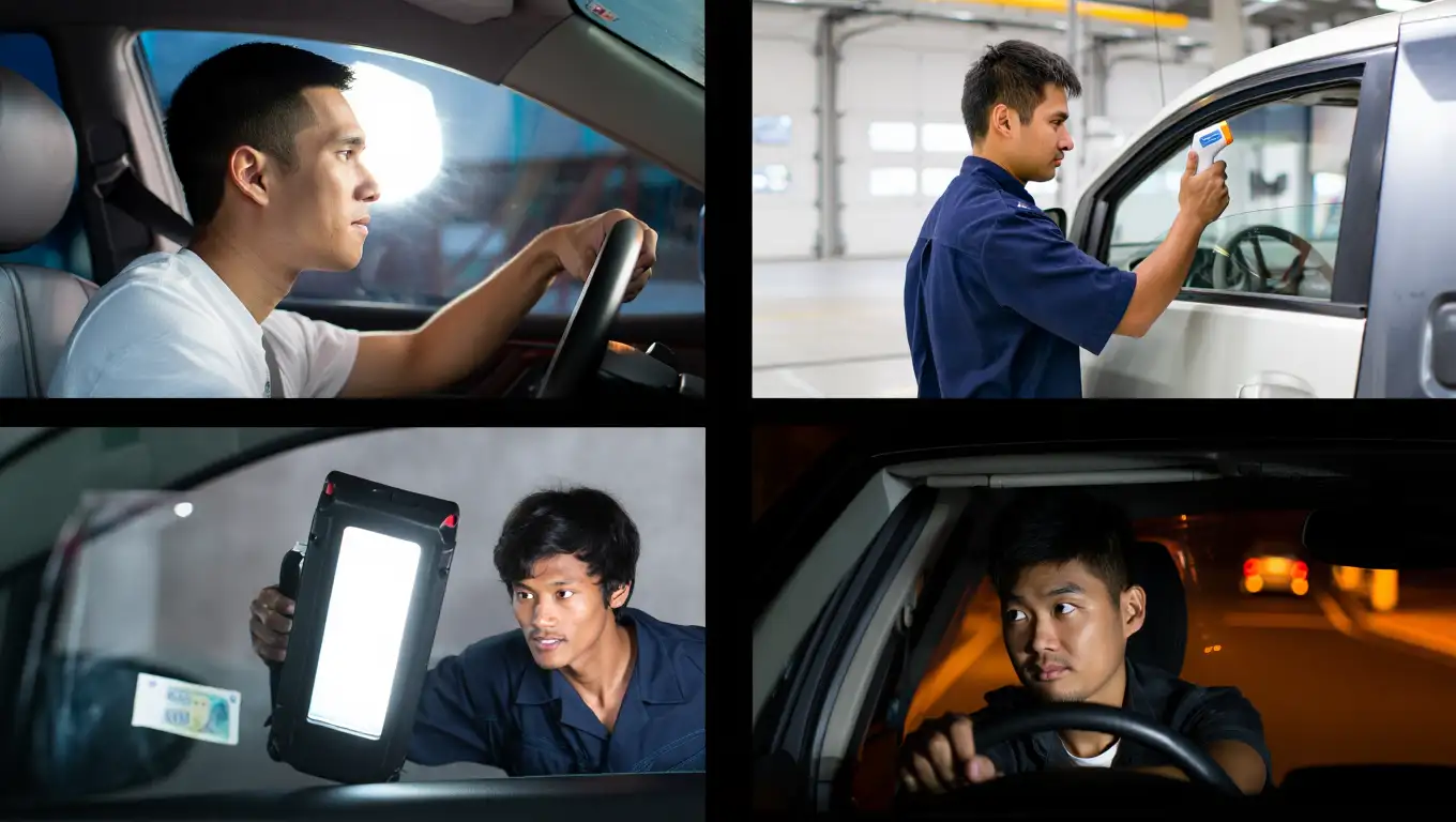 các cách để kiểm tra hiệu quả phim cách nhiệt