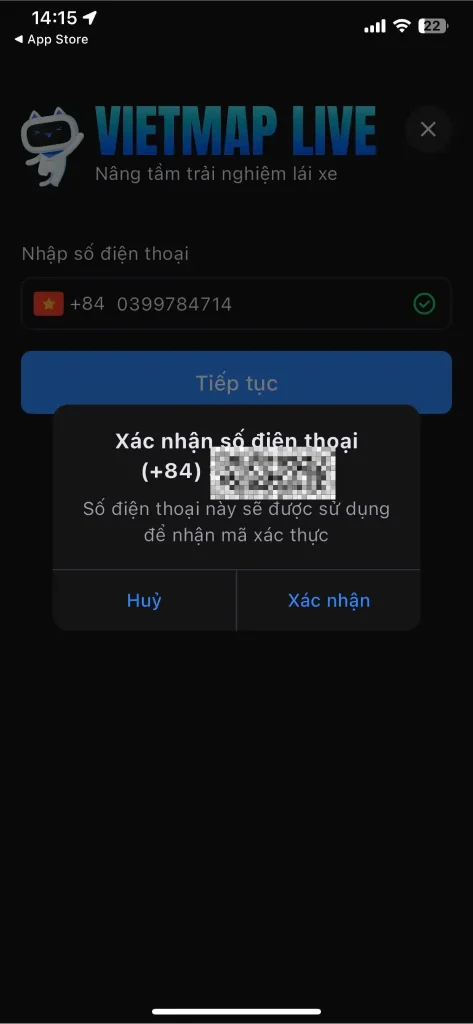 Đăng ký google vietmap live