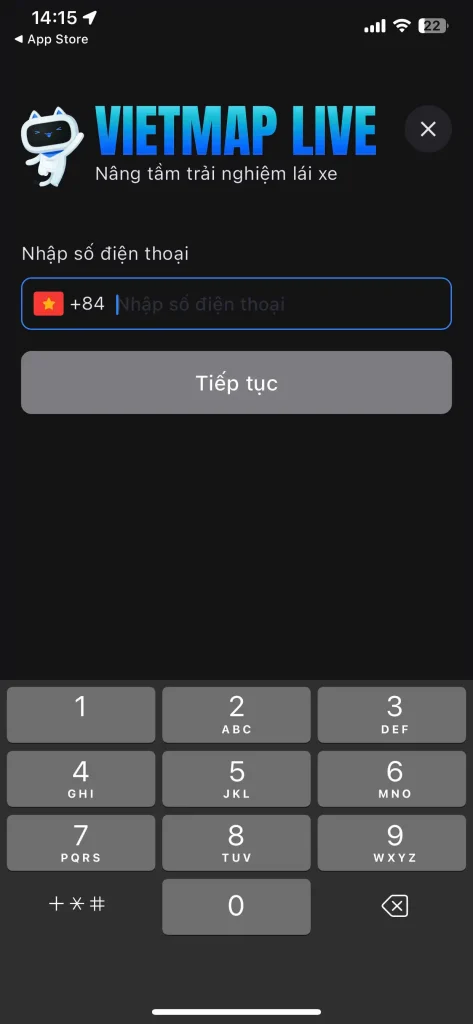 Đăng ký google vietmap live