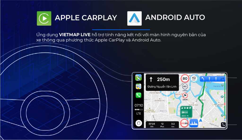 Kết nối đa dạng trên Vietmap Live