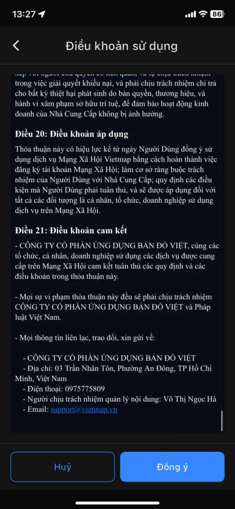 Tạo tài khoản Vietmap Live (1)