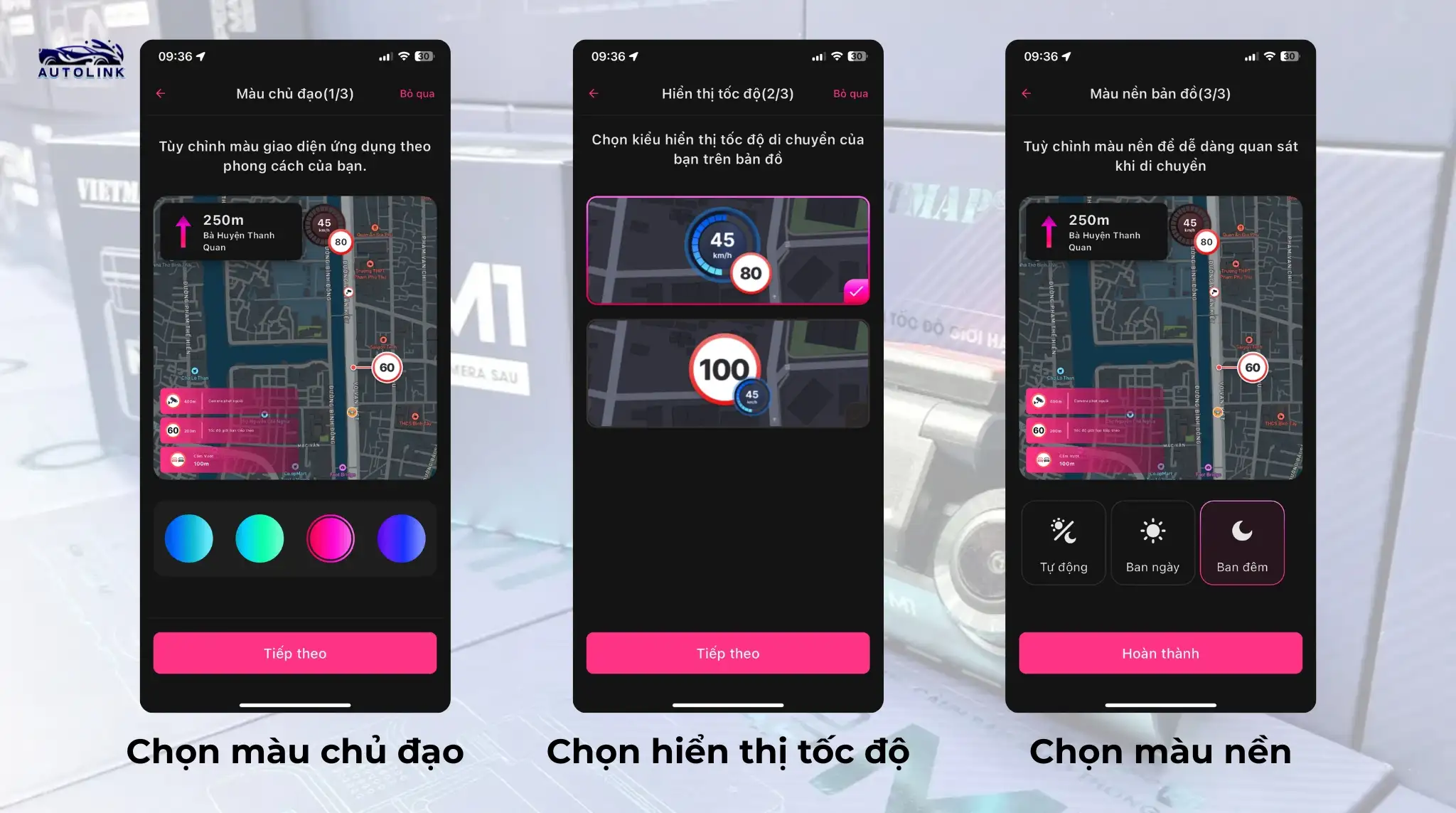Thiết lập giao diện Thiết lập giao diện