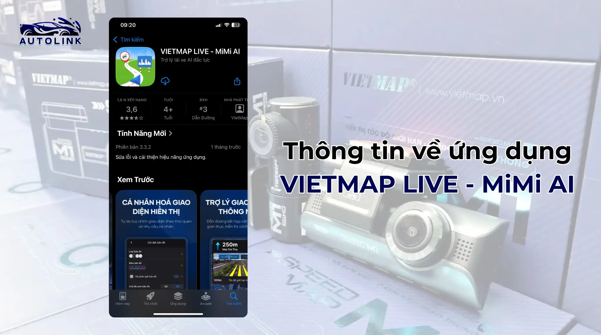 Thông tin app Vietmap Live Thông tin app Vietmap Live