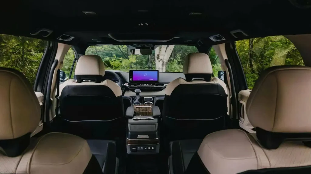 Thiết kế nội thất Toyota Sienna 2026