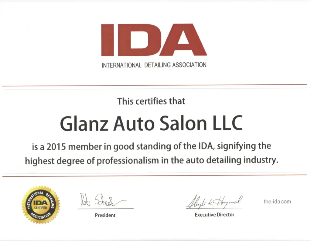IDA-certificate