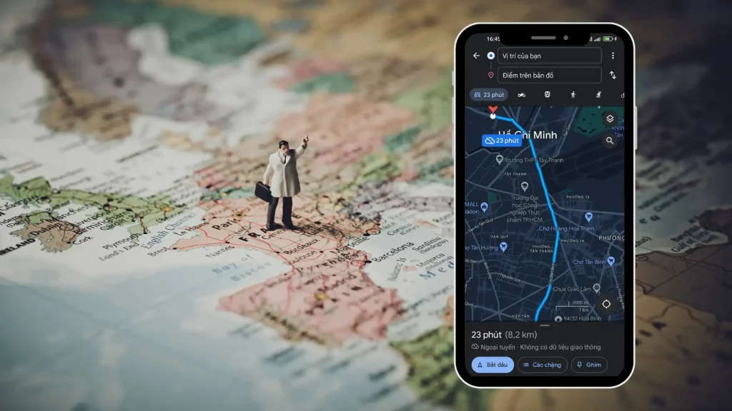 Khả năng kết nối ngoại tuyến cho các ứng dụng maps