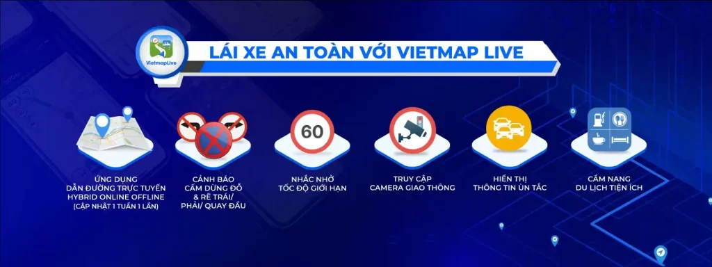 Vietmap Live hệ thống cảnh báo chuyên biệt cho lái xe an toàn