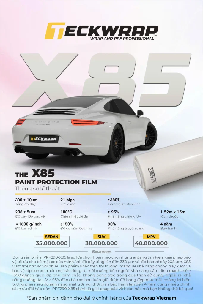 Bảng giá phim PPF TeckWrap X85