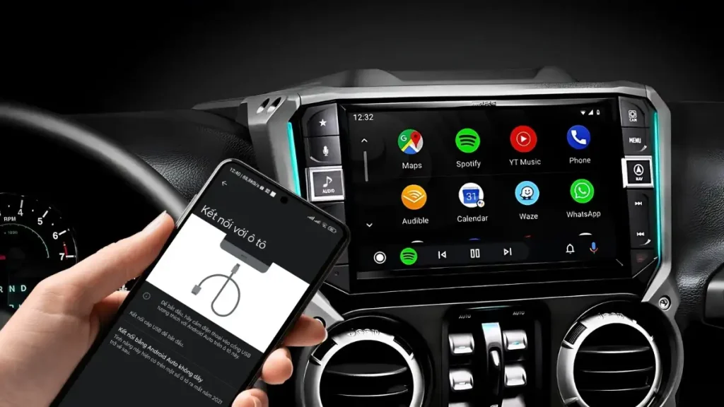 kết nối điện thoại với màn hình android ô tô kết nối điện thoại với màn hình android ô tô