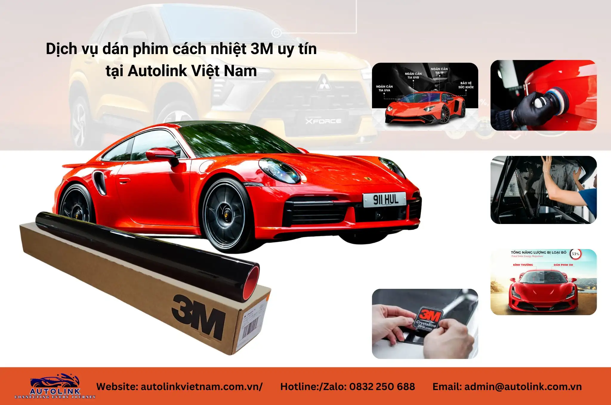 Dịch vụ dán phim cách nhiệt 3M tại Autolink