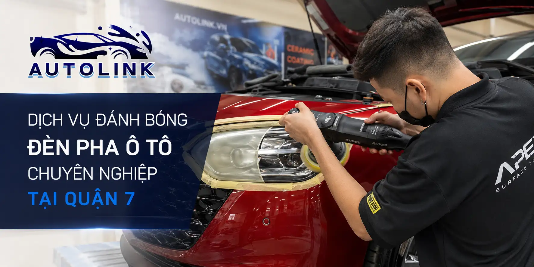 Dịch vụ đánh bóng đèn pha ô tô chuyên nghiệp tại Quận 7 Dịch vụ đánh bóng đèn pha ô tô chuyên nghiệp tại Quận 7
