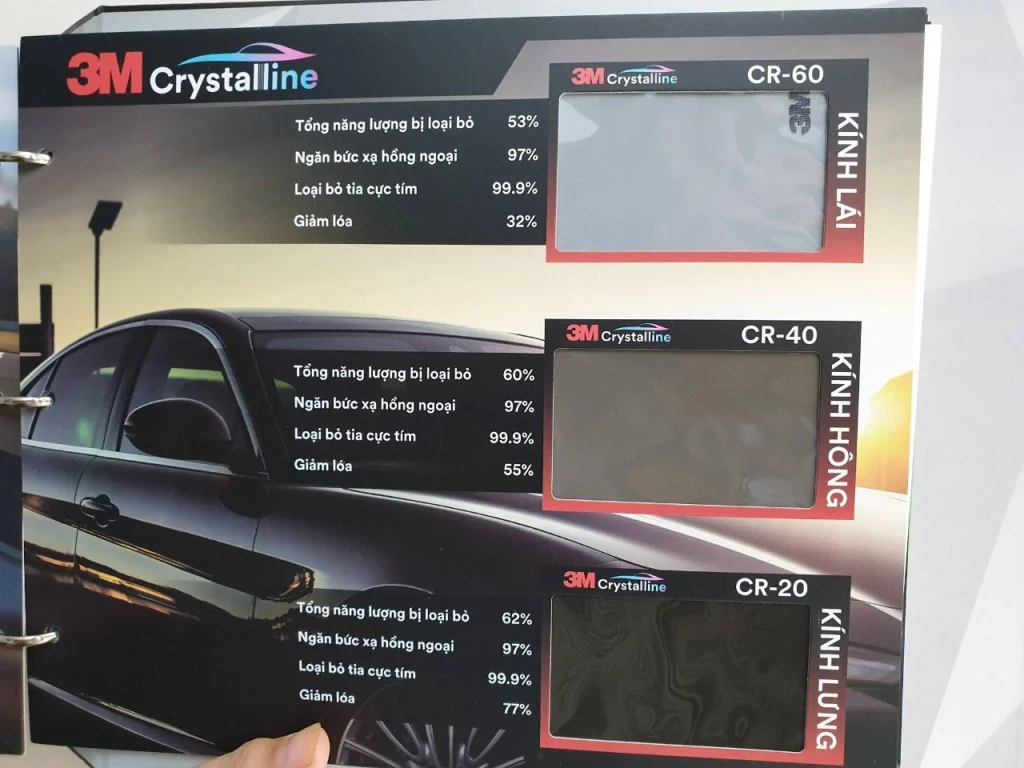 Phim cách nhiệt 3M Crystalline