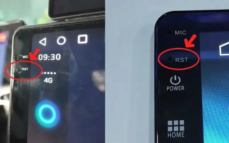Reset màn hình ô tô Reset màn hình ô tô
