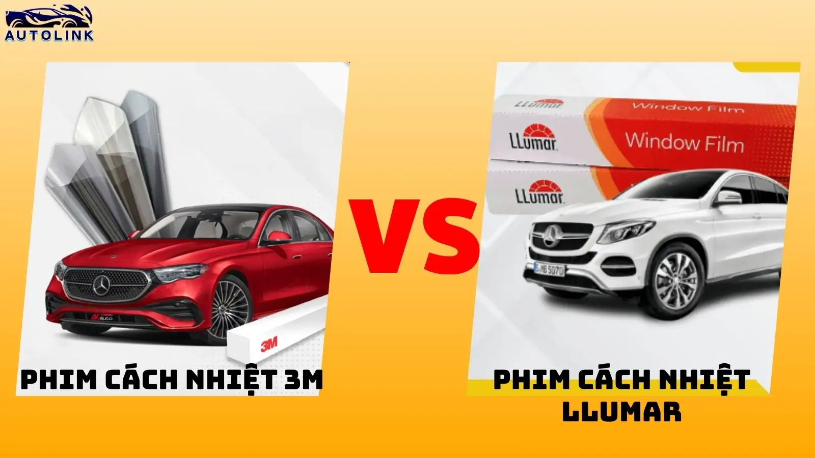 So sánh phim cách nhiệt 3M và Llumar