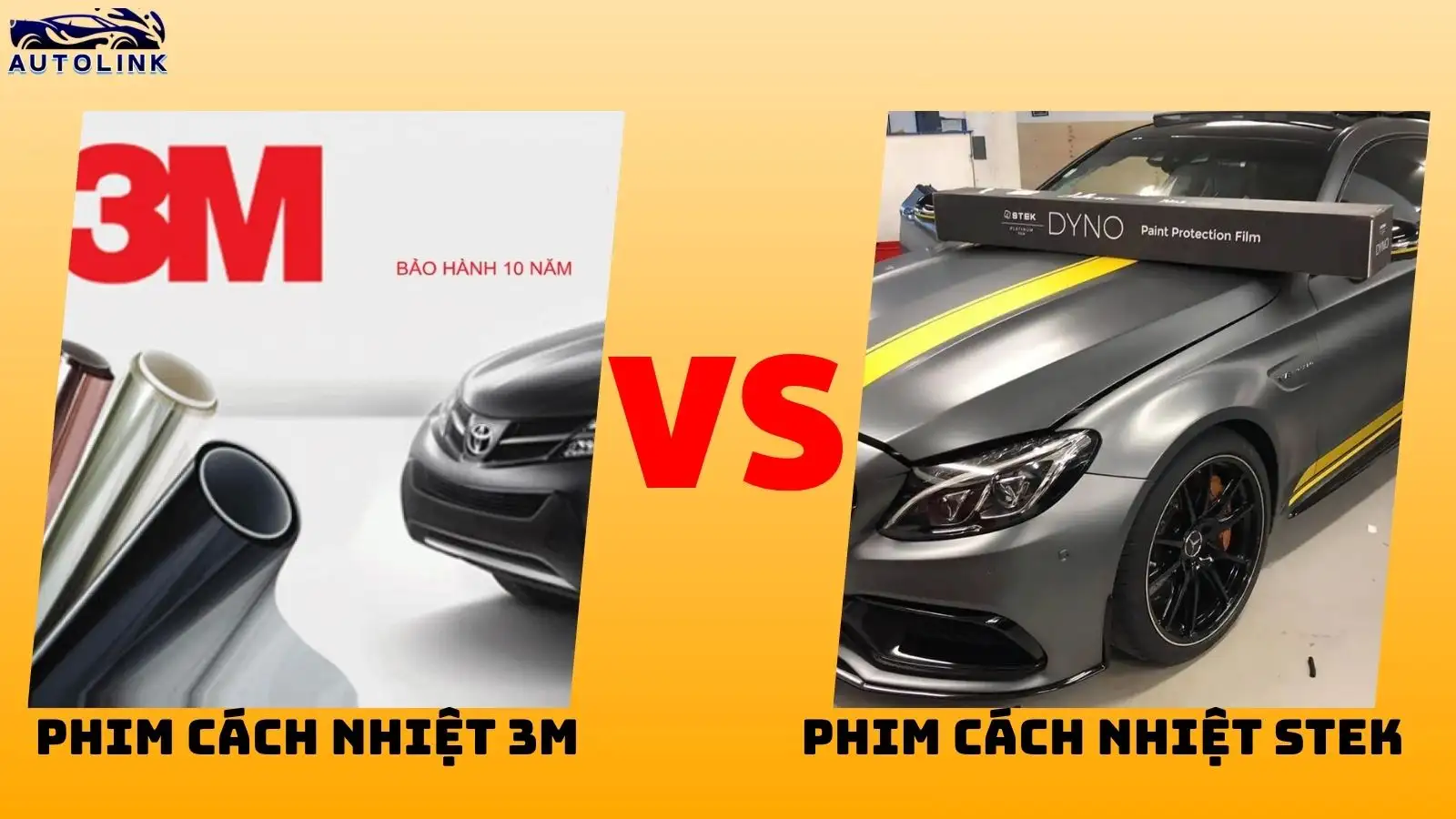 So sánh phim cách nhiệt 3M và Stek