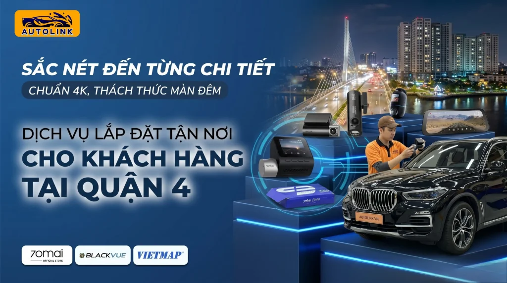 Dịch vụ lắp đặt camera hành trình tại quận 4