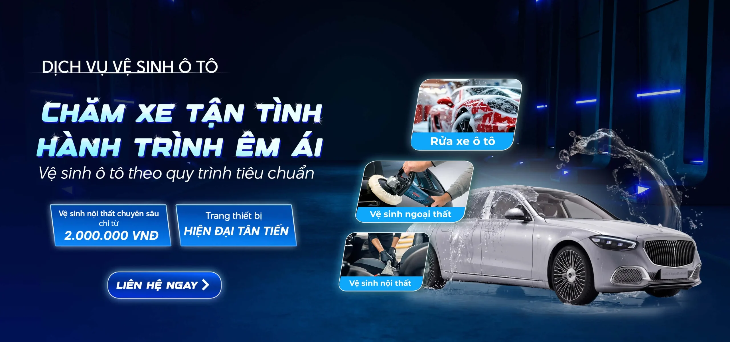 Dịch vụ vệ sinh và chăm sóc ô tô