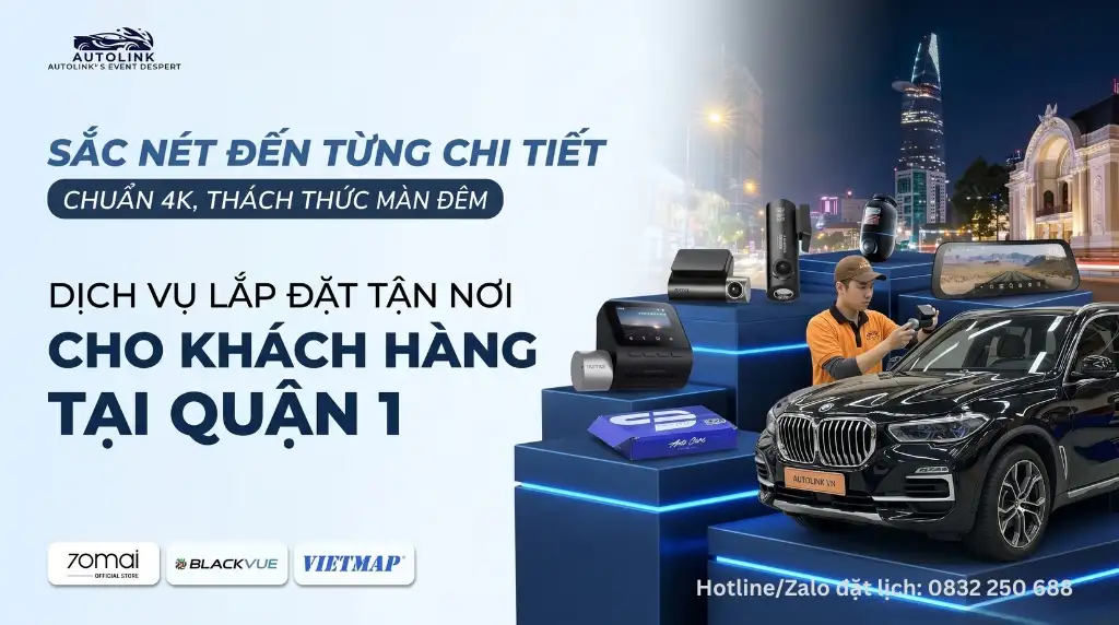 Lắp đặt camera hành trình tại quận 1
