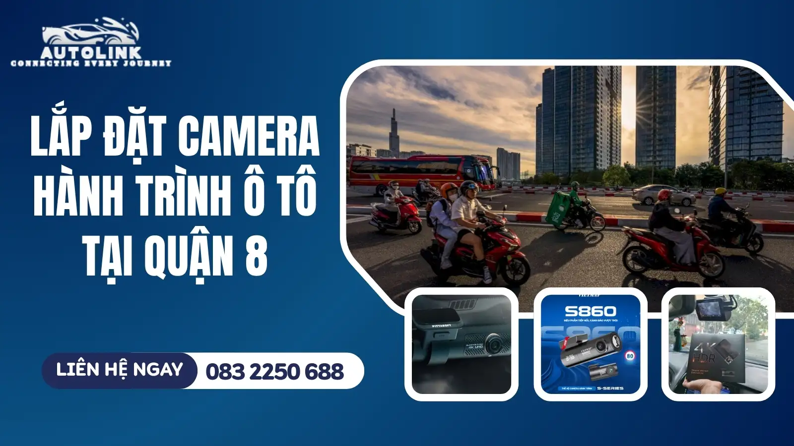 Lắp đặt camera hành trình tại quận 8