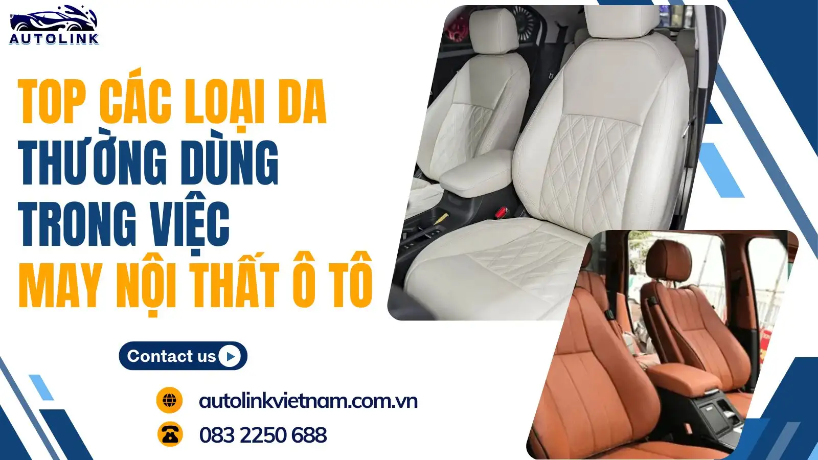 Top các loại da thường dùng trong việc may nội thất ô tô