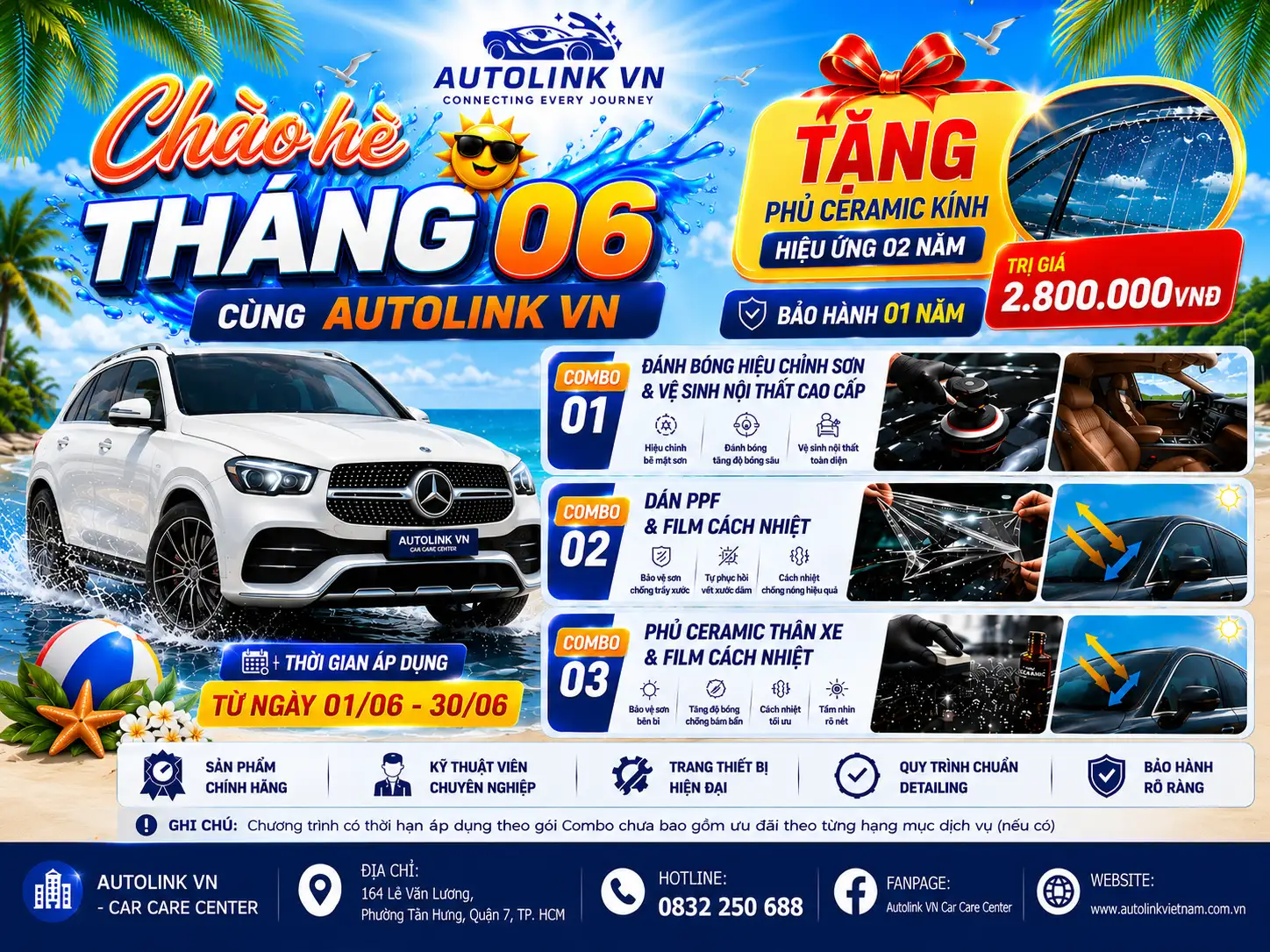 Chương trình chào hè tháng 6 khuyến mãi gói dịch vụ tại Autolink