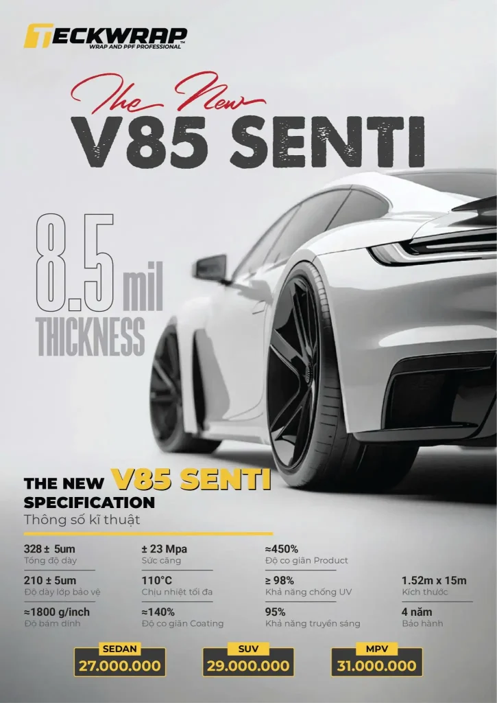 Film PPF Teckwrap V85 Senti