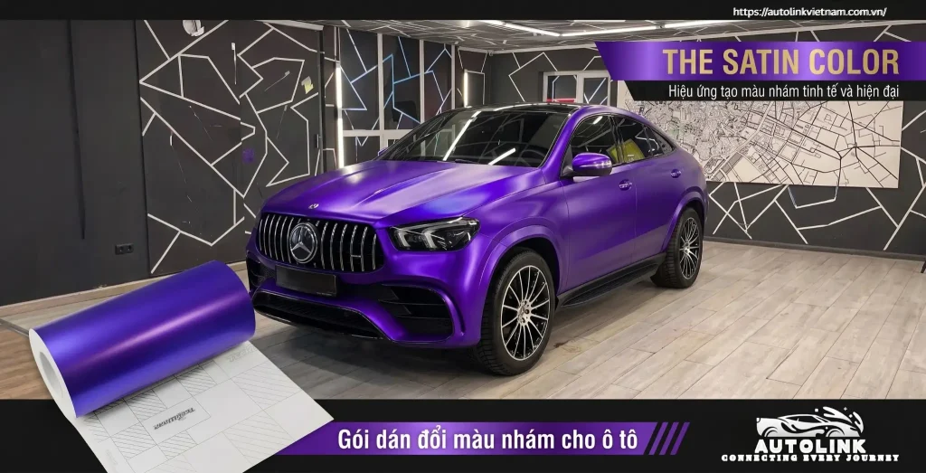 Gói dán đổi màu satin cho ô tô