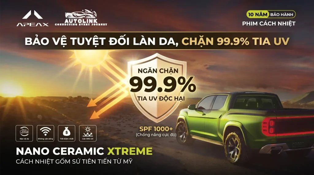 Khả năng cách nhiệt của phim cách nhiệt Ceramic Xtreme
