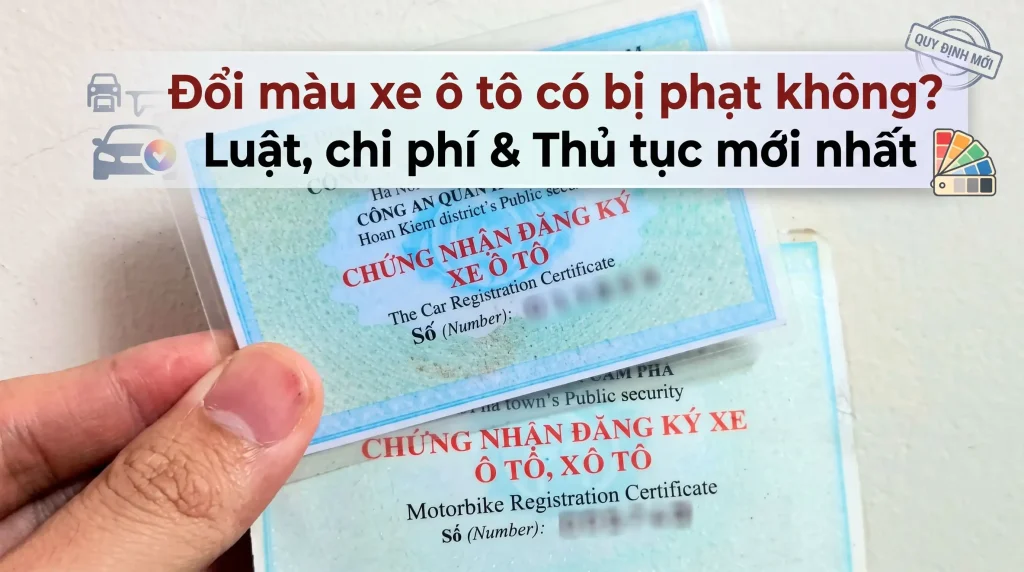 Luật đổi màu ô tô