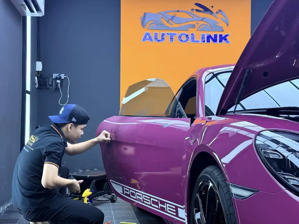 Quy trình dán PPF X75 cho xe Porsche