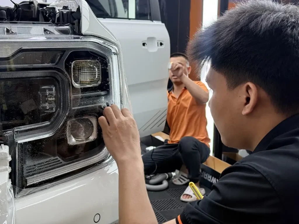 Quy trình dáp PPF Teckwrap V75 cho xe FORD STORMTRAK