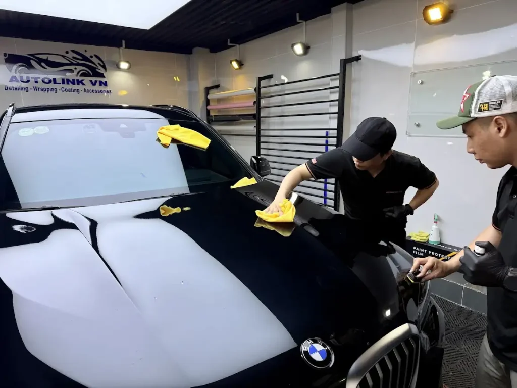 Quy trình phủ ceramic system X cho xe BMW