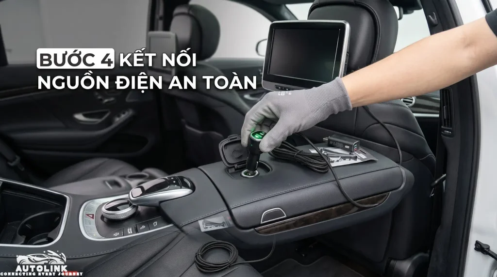 Bước 4 Kết nối nguồn điện an toàn Bước 4 Kết nối nguồn điện an toàn