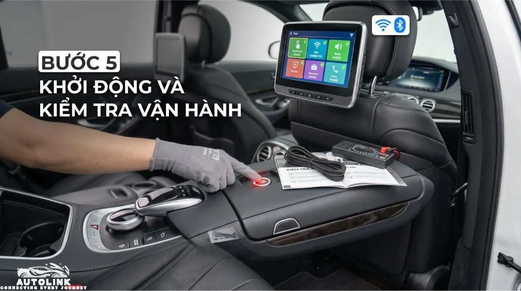 Bước 5 khởi động và kiểm tra vận hành Bước 5 khởi động và kiểm tra vận hành